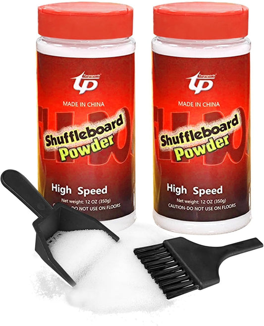 Shuffleboard Powder Fast Speed Wax/Dustpan/Mini Broom Sets