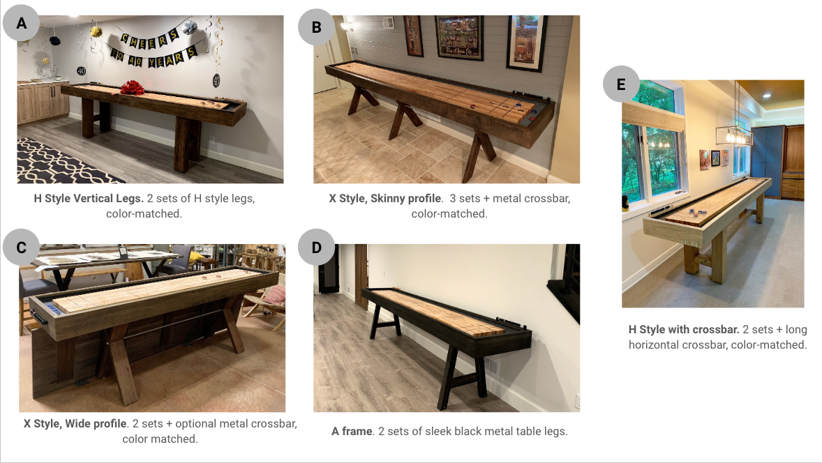 True North Shuffleboard Table